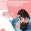 AYVRUOP 2 Stück Kinder Katzenpfoten Eiszapfenhalter, blau und rosa für