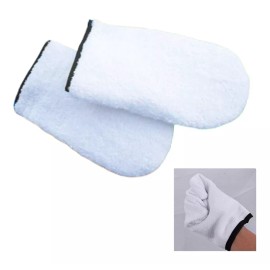 DL profesional 2 Pares De Manoplas Protección De Felpa Para Parafina Spa