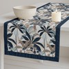 Vargottam Double Layer Cotton Table Runner with Border - Tropical