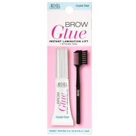 Ardell Pegamento Para Cejas Crystal Levantamiento De Laminación Instantáneo Con Cepillo De Peinado De Doble Cara Gel De Fijación Extrema Durante Todo 