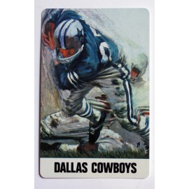 Dallas Cowboy Football Team Vintage Swap Playing Card