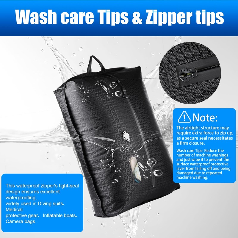 Vacuum Bags for Travel with Wireless Pump, Revolutionary Reusable Compression
