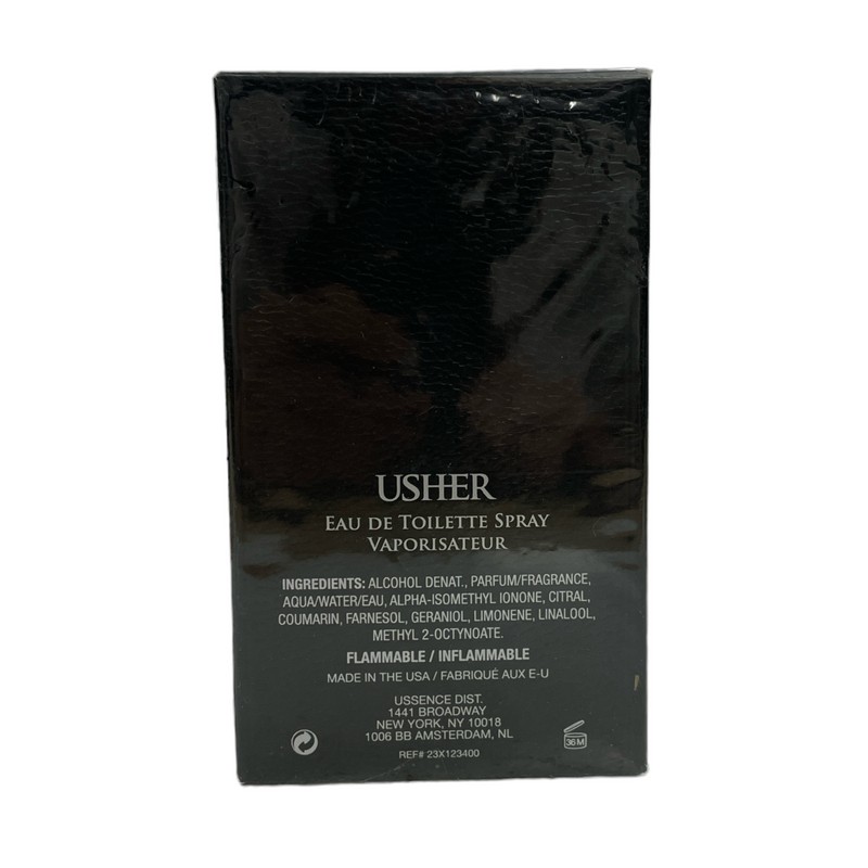 Usher Eau De Toilette Spray Vaporisateur (3.4fl/100ml) NEW! SEALED!