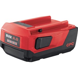 HILTI Battery Pack Rechargeable 22 Volt B22 4.0 22V - Light and Compact High-Power 22V 4.0 Ah Li-ion Battery, Power Tool Battery for Maximum Working Convenience
