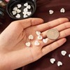 PandaHall 24 Pieces 12 Constellations Shell Beads Heart Natural Shell