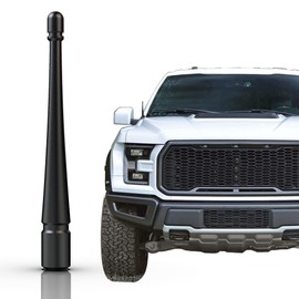 aftid - 4 Inch Aluminum Short Antenna Compatible with Ford F150 1997-2025