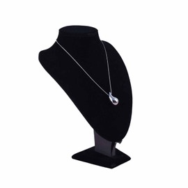 Crystal craft Necklace Torso Display Mannequin Necklace Stand Photography Velvet Material Interior
