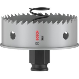 Bosch 1 x Pro Sheet Metal Power Change Plus Hole Saw (for Stainless Steel Sheets, Steel Sheets, Diameter 73 mm, Professional Accessories Drill/Screwdriver)