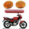 Bicycle Round Reflectors Improved Visibility Universal Fit License Plate Reflector