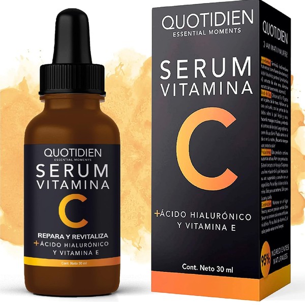 Serum Vitamina C cido Hialurnico Vitamina E 95 Ingredientes Naturales