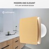 calimaero® BREEZE Bathroom Extractor Fan 100mm with Over-run And Backdraft