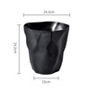 STARTIST Wastebasket Trash Can Durable Minimalist Lidless Dustbin Garbage Can