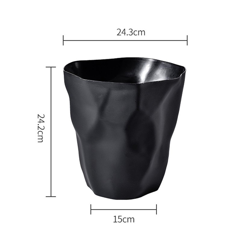 STARTIST Wastebasket Trash Can Durable Minimalist Lidless Dustbin Garbage Can