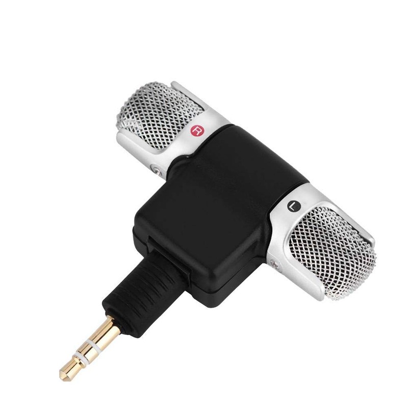 Stereo Microphone External Stereo Microphone Microphone 3.5mm Gold Plated Plug