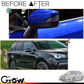GSOWO 2 PCS Sequential Dynamic LED Side Mirror Turn Signal Lights for Subaru WRX STI Outback Legacy Impreza Forester Crosstrek XV, Subaru Accessories Clear Lens Turn Signal Indicator Lamp Replacement