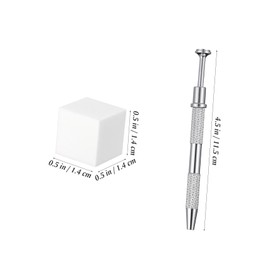 Healeved 1set Nail Sponge for Manicure Grabber Tool Soft Fade Sponge Squares for Nail Art Home Salon Use Including and Grabber