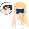 Legami - Night Mask with Adjustable Elastic Band, Practical and