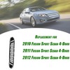 SEBLAFF Lower Grille and Chrome Molding Trim Assembly Black Grill
