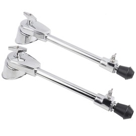 Alomejor 1 Pair Drum Spurs Iron Plating Metal Anti Skid & Anti Stable Bass Drum Stands Spurs Legs for Precussion Instrument