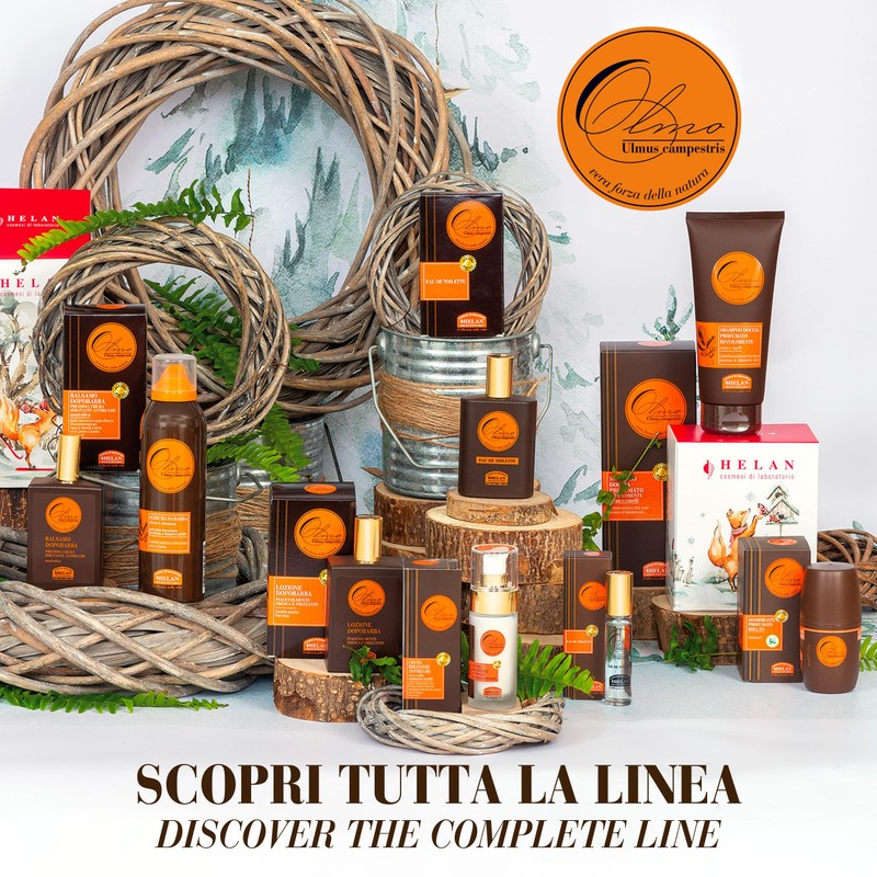 Helan, Olmo, Balsamo Dopobarba Uomo, Crema Idratante Antirughe con Acido