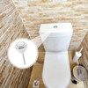 Operitacx 38mm Thread Diameter Single Push Flush Button Toilet Tank