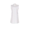 Planam 1692 Women's Work Coat Sleeveless Cotton Pure White Size