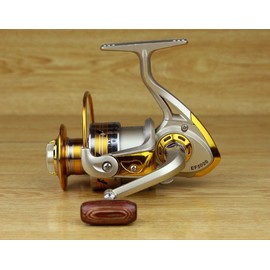 Yomores EF Series Gold Fishing Spinning Reel 12 BB Whole Metal Line Cup (EF6000)