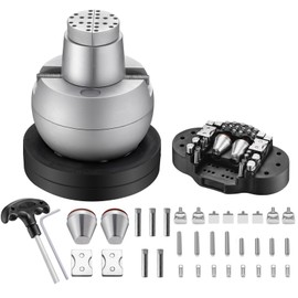 DZQ Ball Vise 5" Engraving Setting Tool 360°Rotation Professional Ball Vise 36PCS Attachment Jewelry Engraving Block Tools Standard Block