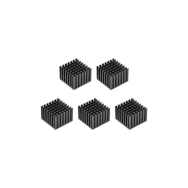 sourcing map Heatsink Cross Shaped Notches for MOS GPU IC