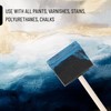 Bates- Foam Paint Brushes, 4-Inch, 24 Pack, Sponge Brushes, Sponge