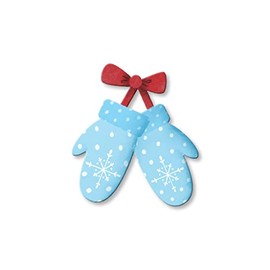 Roeda Brighten Your Life 37022b Winter Mittens Open Stock Magnet
