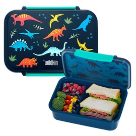 Wildkin Reusable Food Container for Kids – Airtight, Leak Resistant, Dishwasher Safe - Jurassic Dinosaurs