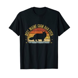 Best Maine Coon Dad Ever Outfit Father's Day Gifts T-Shirt