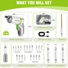 WORKPRO Powerful 3.6V Cordless Electric Screwdriver Set with 240 RPM