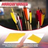 PATIKIL 4 Inch Arrow Vanes, 20 Pack Turkey Feather Fletching