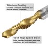 sourcing map Combination Drill and Tap Bit, SAE 1/4-20NC Thread