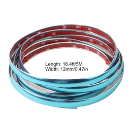 Car Weather Stripping, Anti Collision Car Windshield Seal Stripping Flexible Automobile Decorative Trim for Window Door Bumper Wall Mirror Furniture (16.4FT)