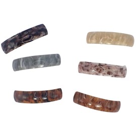 Topkids Accessories 6pcs Hair Barrettes for Women and Girls, Hair Accessories for Women, Hair Clips Women, Girls Hair Accessories Gift Set, Metal Hair Clips (Rectangle, Marble)