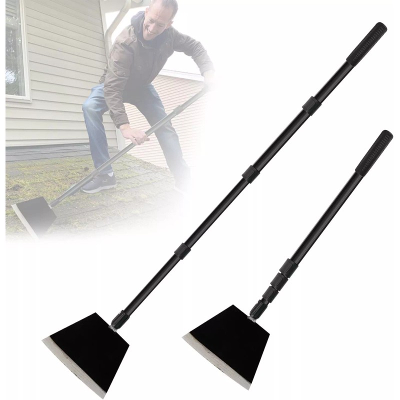 Smarkey Adjustable Long Handle Garden Shovel-Ice Scraper,Snow Flat Shovel-Weed Removal