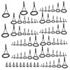 Fishing Rod Single Foot Fishing Pole Eyes Rings Repair Kit
