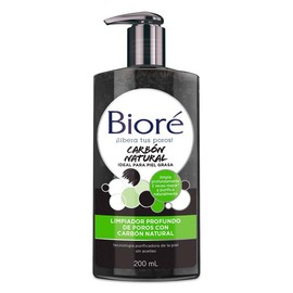 Limpiador Profundo de Poros Bioré Con Carbón Natural 200ml