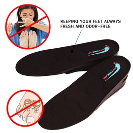 1.2 Inches Height Increase Shoe Insoles with Air Cushion - 1 Layer (1.2" UP), (Men's 7-11)
