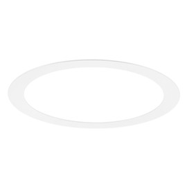 M METERXITY 1-Pack Goof Rings for 3 Inch Recessed Lights, 3.2" ID 3.9" OD Durable Steel Trim Ring Flush Mount White Can Light Trim Ring Cover for Ceiling Can Downlights