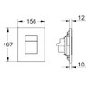 GROHE Skate Cosmopolitan Flush Plate for Concealed Gd2 Cisterns, Water-Saving,