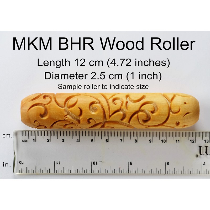 MKM Pottery Tools Wood Big Hand Rollers for Clay (BHR-103