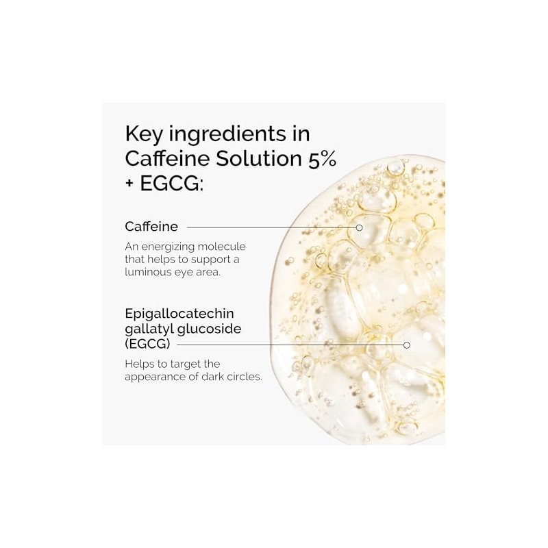 The Ordinary Caffeine Solution 5% + EGCG, Depuffing Eye Serum