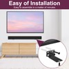 ECLINK Black Mounting Wall Bracket Compatible with Bose WB-300, SoundTouch