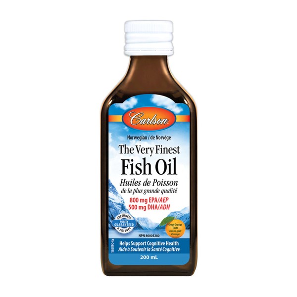 Carlson The Very Finest Fish Oil Orange 200 ml