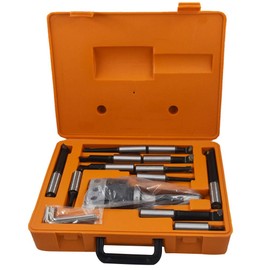 findmall 12Pcs 3 Inch Boring Head R8 Shank 3/4 Inch Carbide Boring Bar Boring Head Bar Milling Set