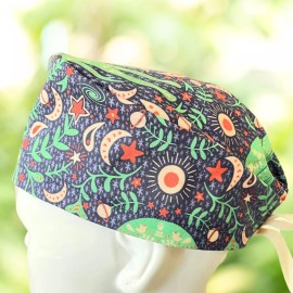 Handmade PREMIUM Alien Folk SURGICAL Cap| Healthcare| Scrub Cap| PA|RN |CNA |OR |MD|Tech